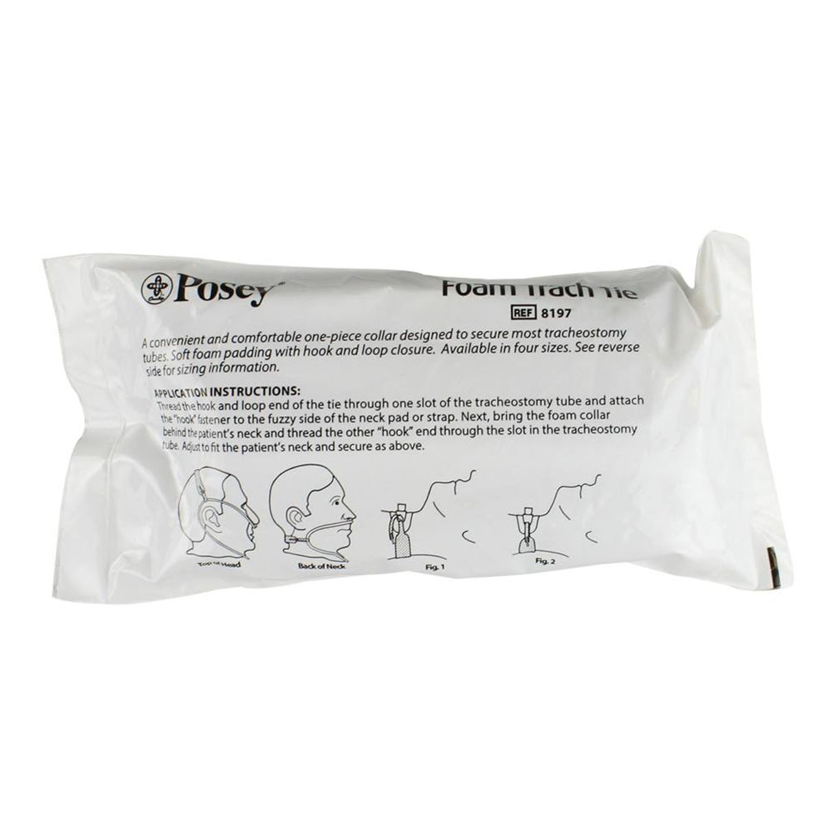 Tracheostomy Tube Holder POSEY® 1 X 18 Inch Pediatric / Adult - BeHope
