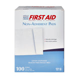 Non-Adherent Dressing American White Cross 3 X 4 Inch Sterile 1 per Pack - BeHope