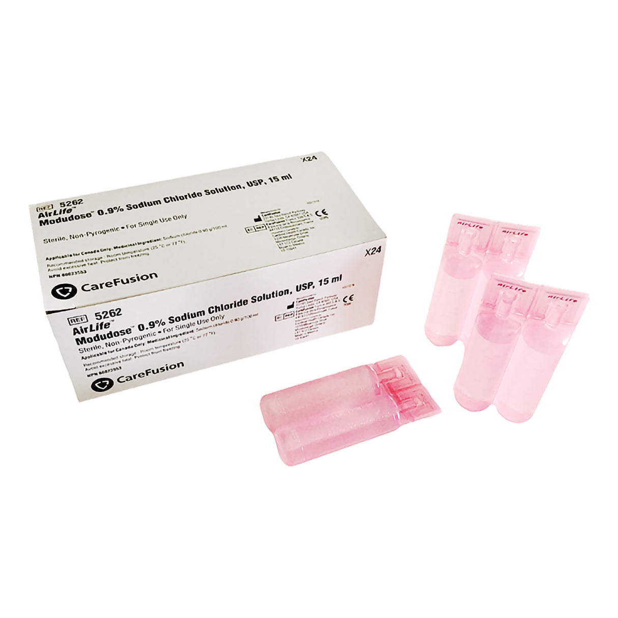 AirLife® Modudose® Sodium Chloride, Preservative Free 0.9% Solution 15 mL - BeHope