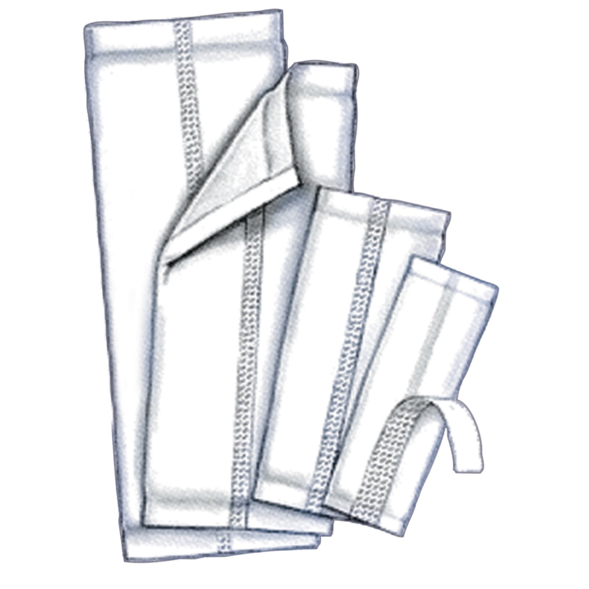 Incontinence Liner Wings™ Discreet Stay-Dry Adhesive Strip - BeHope