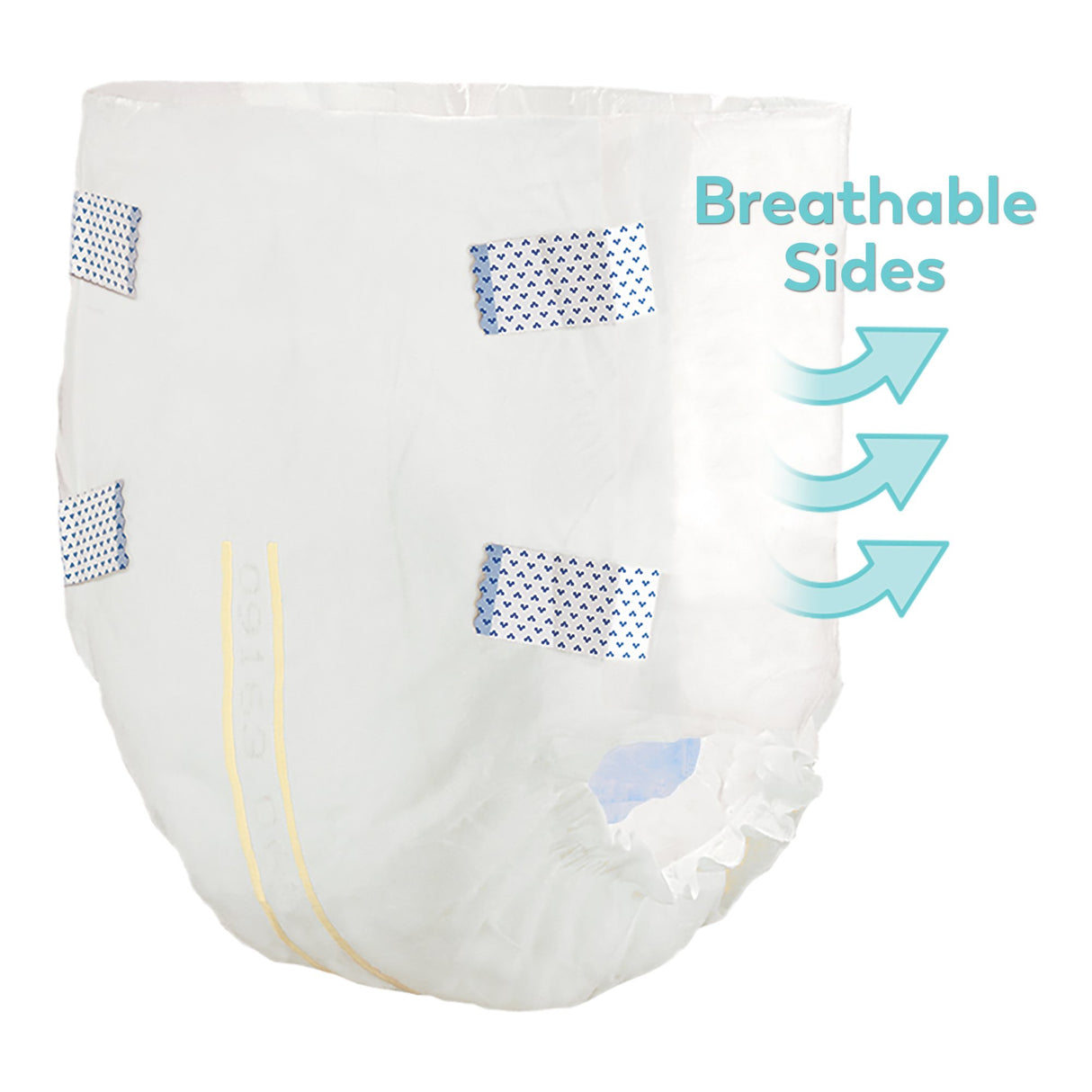 Unisex Adult Incontinence Brief Tranquility® Essential Medium Disposable Heavy Absorbency - BeHope