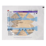 Foam Dressing 3M™ Tegaderm™ 6-1/2 X 6-1/2 Inch With Border Film Backing Silicone Adhesive Heel / Contour Sterile - BeHope