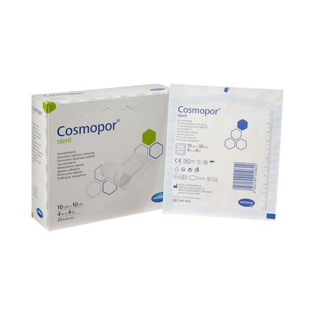 Island Dressing Cosmopor® Steril 4 X 4 Inch Square Sterile Water Resistant Backing - BeHope