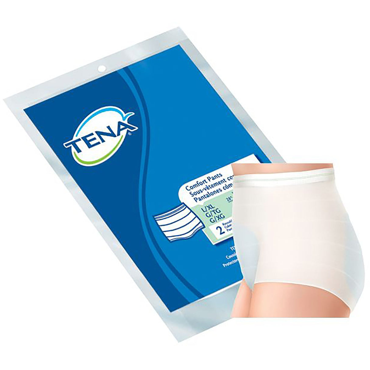 TENA ProSkin™ Comfort Pants Knit Pant Unisex Knit Weave Large / X-Large Pull On Reusable - BeHope
