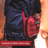First Aid Kit My Medic™ MYFAK Pro Red Nylon Bag - BeHope