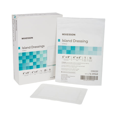 Island Dressing McKesson 6 X 8 Inch Rectangle Sterile - BeHope