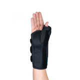 Thumb Spica Ossur® Formfit® X-Small D-Ring / Hook and Loop Strap Closure Right Hand Black - BeHope