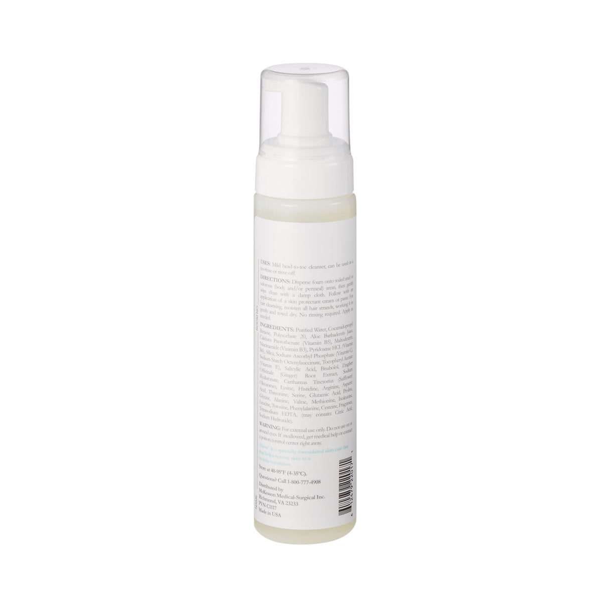 Rinse-Free Shampoo and Body Wash Thera® Foaming 9 oz. Pump Bottle Scented - BeHope