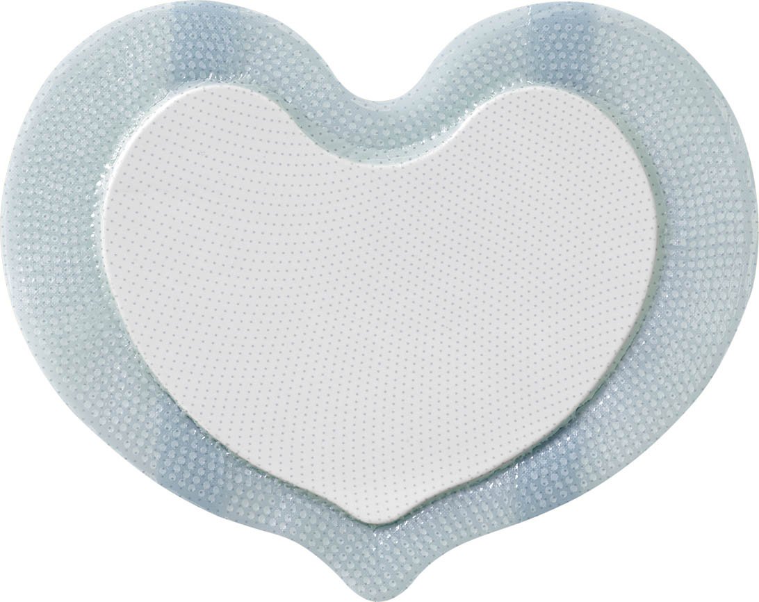 Foam Dressing Biatain® Silicone 6 X 7-1/2 Inch With Border Film Backing Silicone Adhesive Sacral Sterile - BeHope