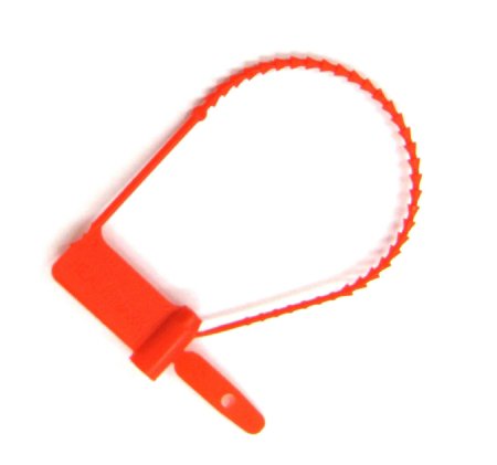 Tamper Evident Seal Cynch-Loks Numbered Red Plastic 6 Inch - BeHope