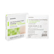 Thin Foam Dressing McKesson Lite 6 X 6 Inch With Border Film Backing Silicone Gel Adhesive Square Sterile - BeHope
