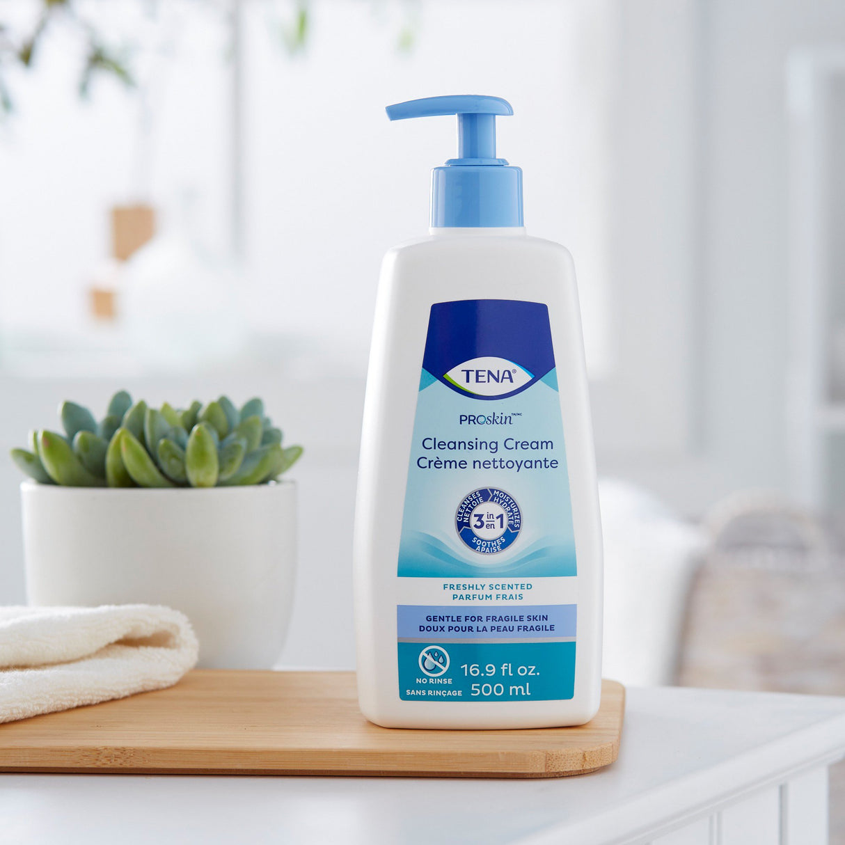 Rinse-Free Body Wash TENA® ProSkin™ Cleansing Cream Cream 16.9 oz. Tube Mild Scent - BeHope