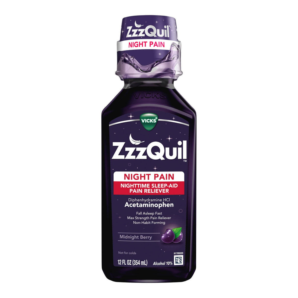 Sleep Aid Vicks® Night time 12 oz. Liquid - BeHope