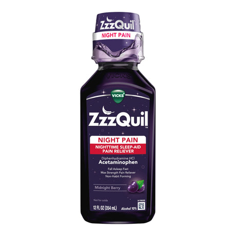 Sleep Aid Vicks® Night time 12 oz. Liquid - BeHope