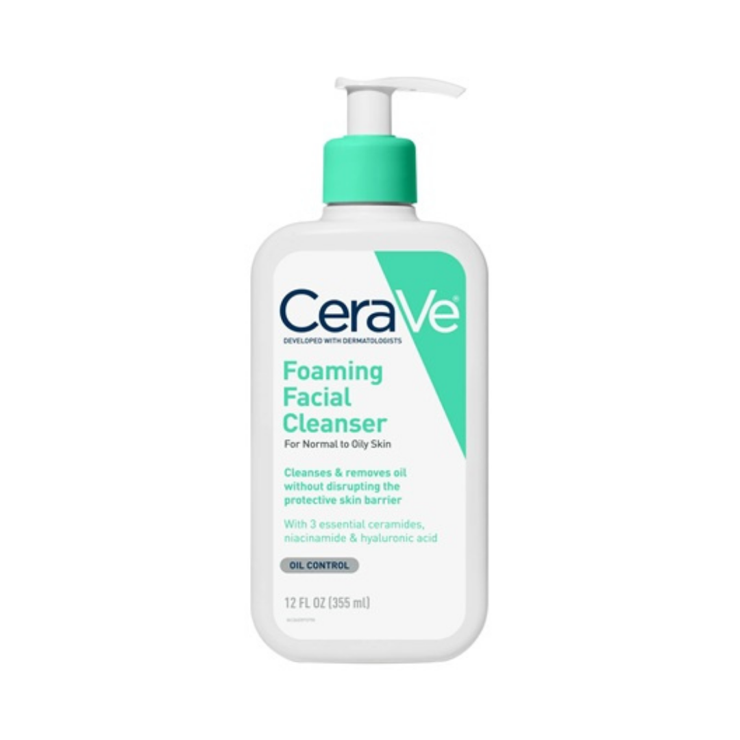 Facial Cleanser Cerave® Foaming 12 Oz. Pump Bottle Unscented - Behope