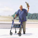 Hugo Fit 6 Rolling Walker With A Seat - BeHope