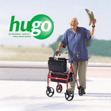 Hugo Elite Rolling Walker With A Seat - BeHope