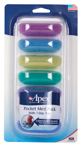 Pack médical de poche avec plateau de 7 jours