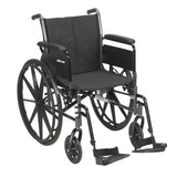 Lightweight Wheelchair Drive™ Cruiser III Dual Axle Elevating Legrest - BeHope
