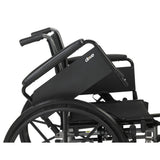 Lightweight Wheelchair Drive™ Cruiser III Dual Axle Elevating Legrest - BeHope