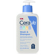 Baby Shampoo and Body Wash CeraVe 8 oz. Pump Bottle Unscented - BeHope