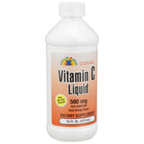 Vitamin C Supplement Geri-Care® Ascorbic Acid 500 mg Strength Liquid 16 oz. Orange Flavor - BeHope