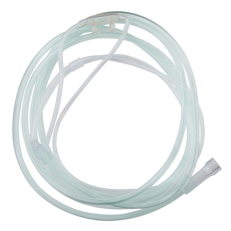Nasal Cannula Comfort Soft Plus® Adult Curved Prongs 7 Foot Tubing - BeHope