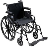 Lightweight Wheelchair Drive™ Cruiser III Dual Axle Elevating Legrest - BeHope