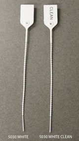 Tamper Evident Seal Pull-Tight Loks UnNumbered White Plastic 9 Inch - BeHope