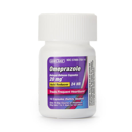 Geri-care® Omeprazole Delayed Release Acid Reducer Capsules - BeHope