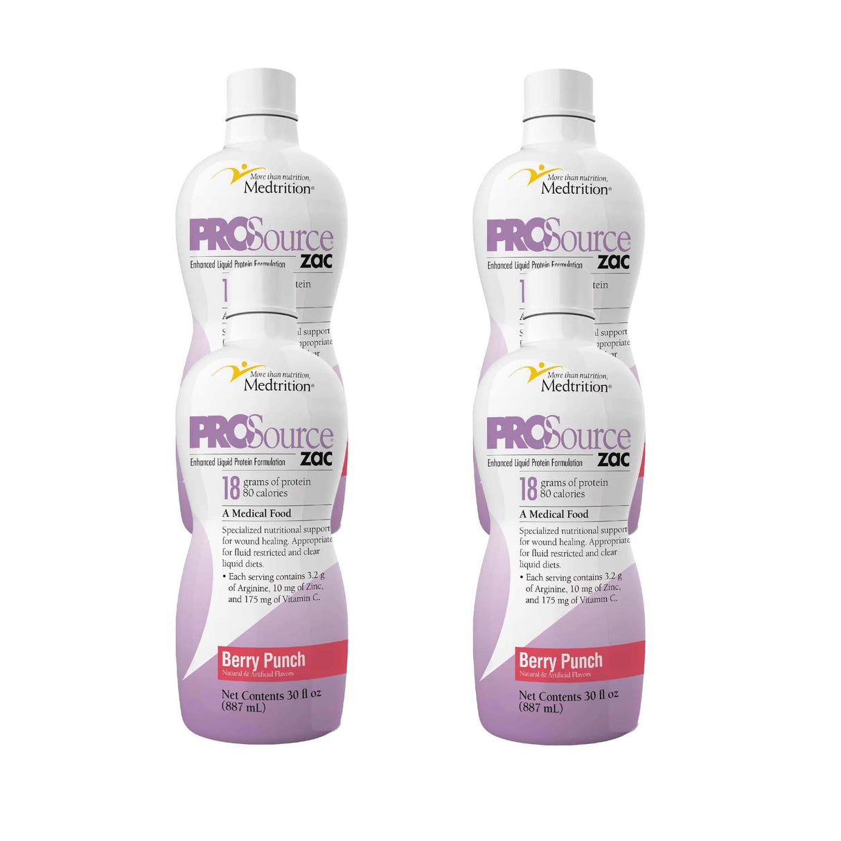 Oral Supplement ProSource ZAC™ Berry Punch Flavor Liquid 32 oz. Bottle - BeHope