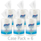 Hand Sanitizing Wipe Purell® 175 Count Ethyl Alcohol Wipe Canister - BeHope