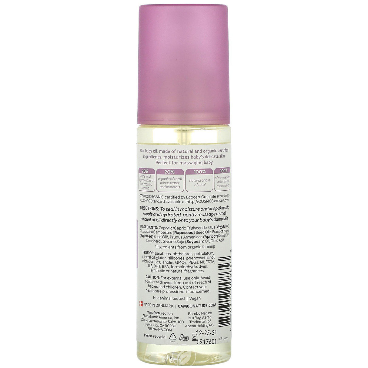 Bath Oil Bambo® Nature Splish Splash 4.9 oz. Bottle Unscented Oil - BeHope