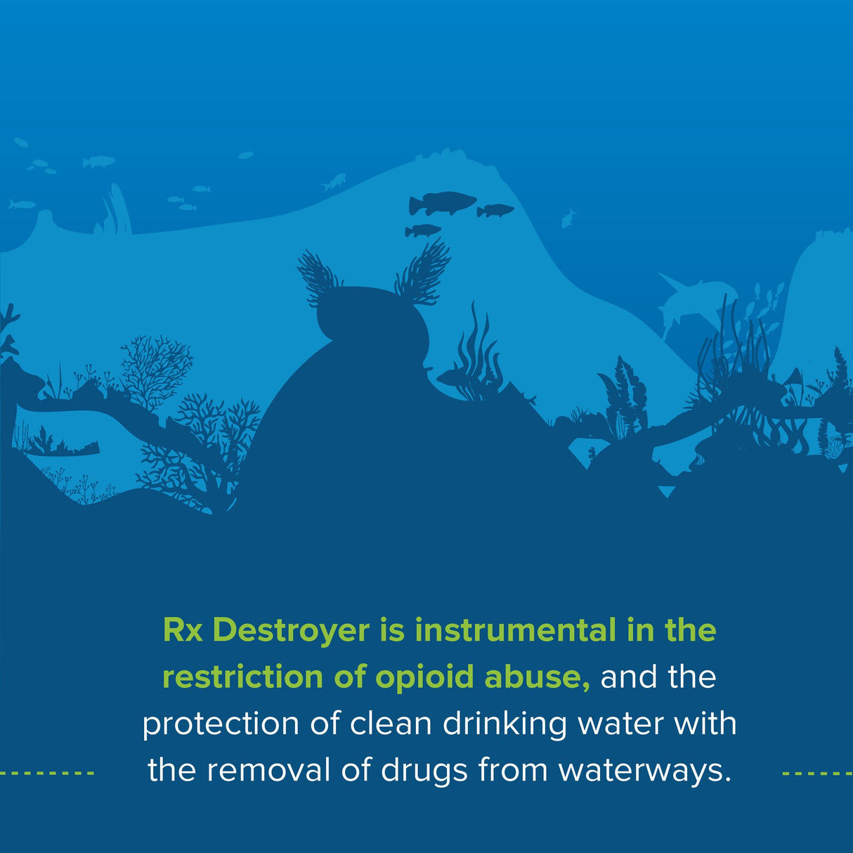 Drug Disposal System Rx Destroyer™ All-Purpose PRO Series 23 lbs. Carton Weight - BeHope