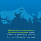 Drug Disposal System Rx Destroyer™ All-Purpose PRO Series 23 lbs. Carton Weight - BeHope