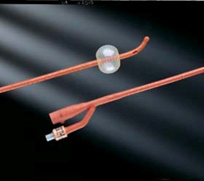 Foley Catheter Lubri-Sil™I.C. 2-Way Coude Tip 5 cc Balloon 16 Fr. Antimicrobial Coated Silicone - BeHope