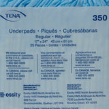 Disposable Underpad TENA® Regular 17 X 24 Inch Fluff Light Absorbency - BeHope