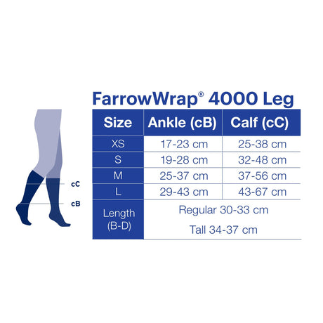Compression Wrap Jobst® FarrowWrap® 4000 X-Small / Tall Tan Leg - BeHope