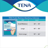 Female Adult Absorbent Underwear TENA ProSkin Protective Pull On with Tear Away Seams Small / Medium Disposable Moderate Absorbency