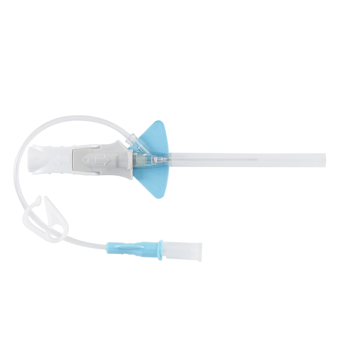 Closed IV Catheter Nexiva™ 22 Gauge 1 Inch Vialon Biomaterial Winged Hub Blood Control - BeHope