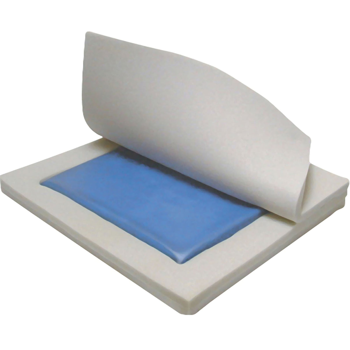 Seat Cushion Gel "E" 18 W X 16 L X 3 D Inch Foam / Gel - BeHope