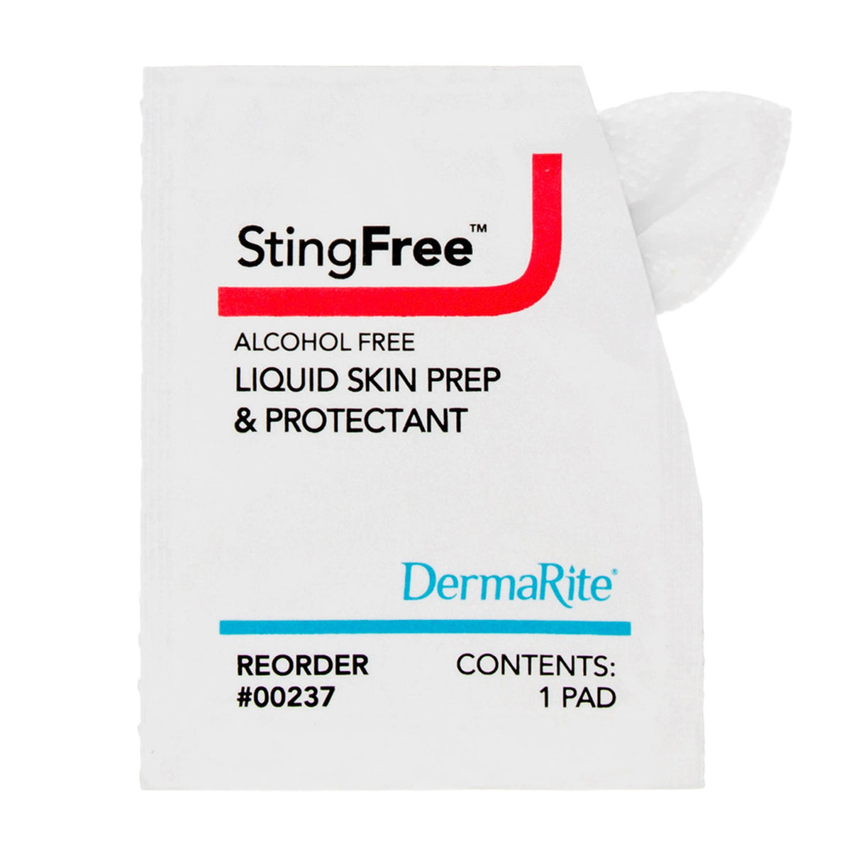 Skin Barrier Wipe StingFree™ Alcohol-Free Liquid Skin Prep & Shield Hexamethyldisiloxane / Decamethylcyclopentasiloxane Individual Packet NonSterile - BeHope