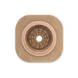 Ostomy Barrier New Image™ Flat CeraPlus™ Precut, Extended Wear Adhesive Tape Borders 1-3/4 Inch Flange Green Code 1-1/8 Inch Opening - BeHope