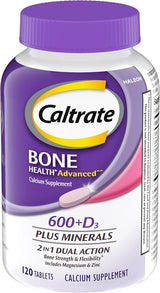 Joint Health Supplement Caltrate® 600 + D3 Plus Minerals Calcium / Vitamin D3 600 Mg - 800 Iu Strength Tablet 60 Per Bottle - Behope