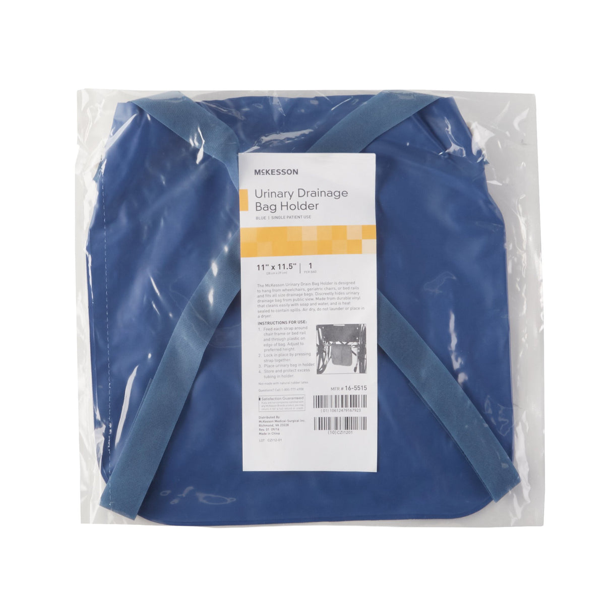 Urinary Drainage Bag Holder McKesson For Wheelchair, Geri-chair or Bed Rails - BeHope