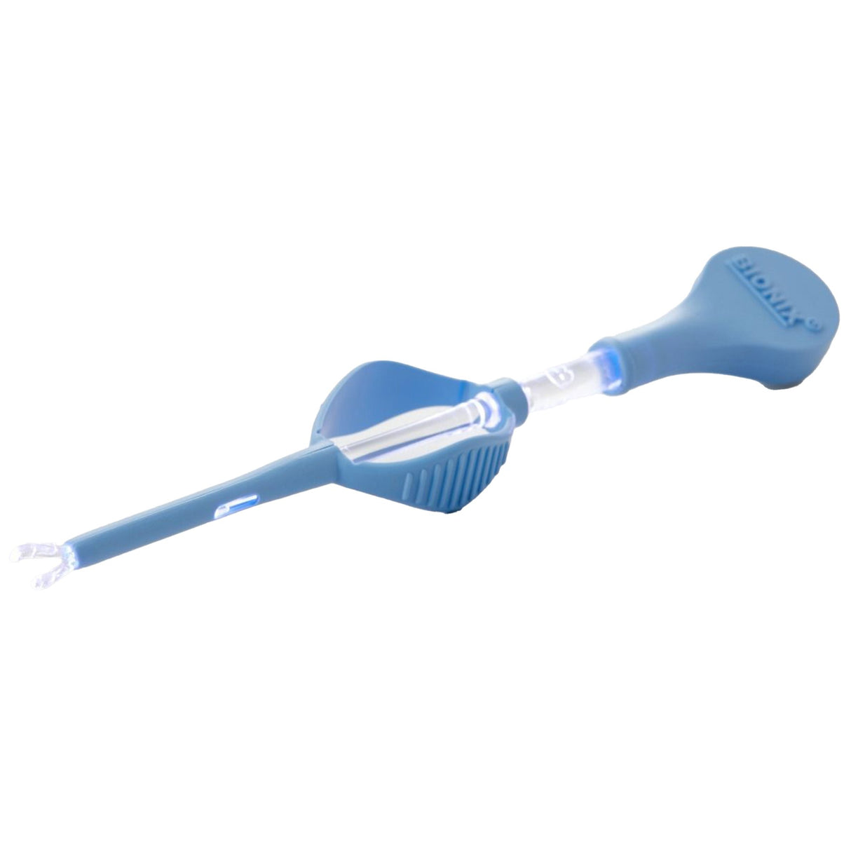 Foreign Body Removal Forceps Bionix® Floor / Office Grade Plastic NonSterile Spring Grip Handle Straight Cup Tips - BeHope