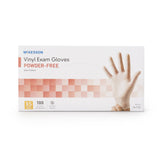 Exam Glove Mckesson Nonsterile Vinyl Powder-Free Beaded Cuff - BeHope