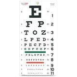 Eye Chart Tech-Med® 20 Foot Distance Acuity Test - BeHope