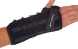 Wrist Brace ProCare® Quick-Fit® Wrist II Preformed Aluminum / Foam / Nylon Left Hand Black One Size Fits Most - BeHope