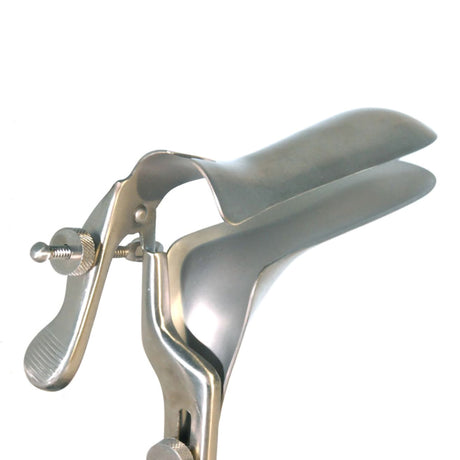 Vaginal Speculum MedGyn Weisman-Graves NonSterile Surgical Grade Stainless Steel Large Right Side Open Reusable Without Light Source Capability - BeHope